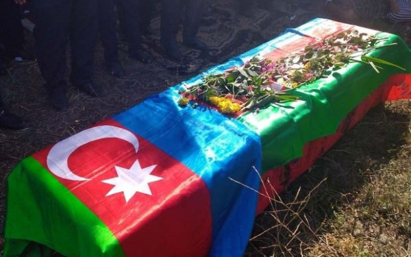 Salyanda şəhid dəfn olunub - FOTO
